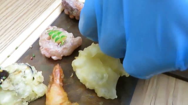 京都産にこだわったおしゃれすぎる天ぷらと手まり寿司職人/kyoto/튀김/Japanstreetfood/職人技