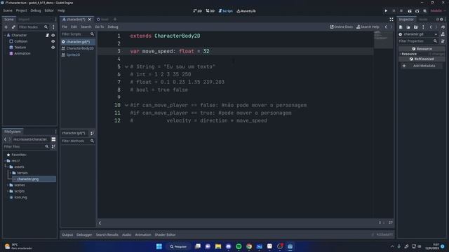 Desenvolvimento de Jogos para Iniciantes - Curso de Introdução a Godot 4.0