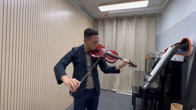 [Violin Etude]Mazas: 75 Melodious And Progressive Studies, Op. 36 No. 7 - On Singing Tones