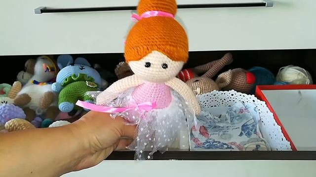 Мои вязаные игрушки и пряжа. Ревизия после карантина.