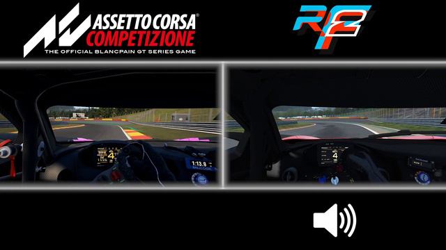 Assetto Corsa Competizione VS rFactor 2 Comparison - 720s GT3 @ Spa