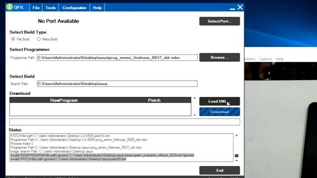 How to flash Asus ZenFone Max M1 X00PD with QFIL Flash tool