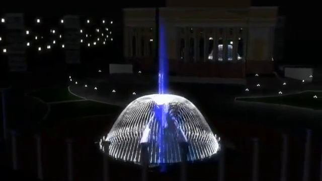 Сухой фонтан на площади 400-летия Тюмени.