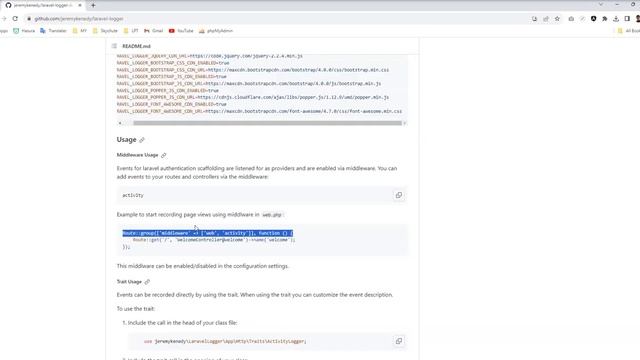 Laravel Logger