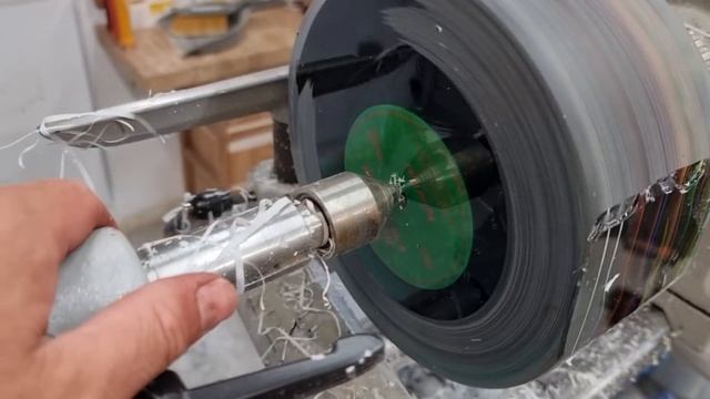 I Turned My Old Vintage Vinyl Records On A Lathe ?