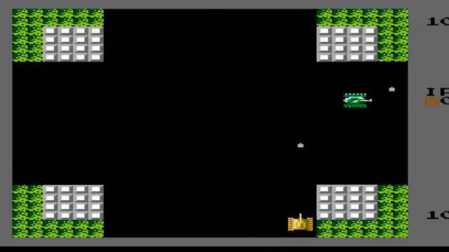 Battle City Zeng Ge Hack V4 (Battle City hack) (NES, 2012) Уровень 10 Boss Roll tank