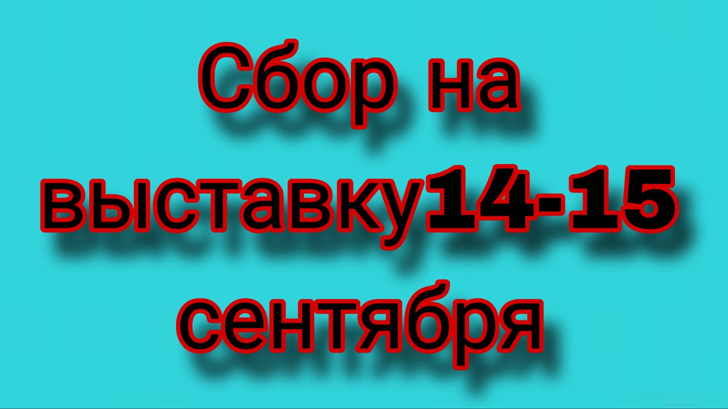 Сбор на Выставку Краснодар