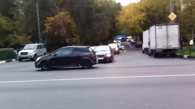 Хамство на дороге Москва