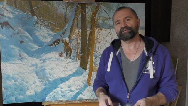 История одной картины - Зимний берег - Юрий Клапоух 2020