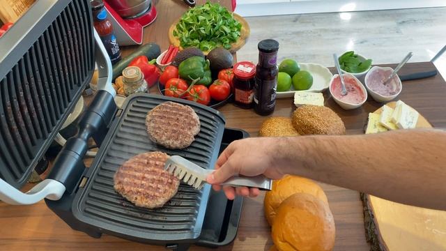 Burger im OptiGrill