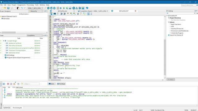VHDL#2. Создание первого TestBench в ModelSim
