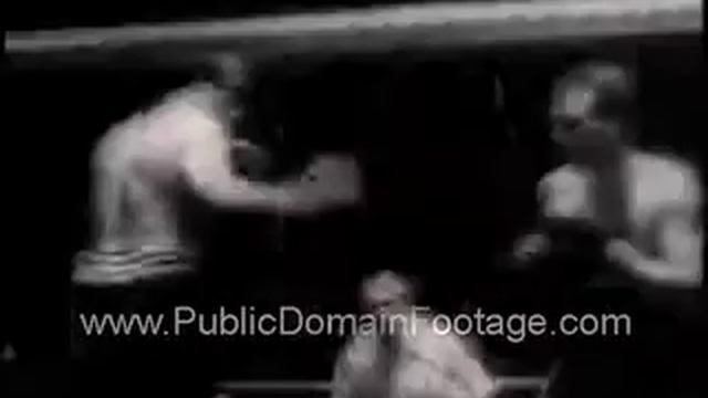 Boxing Bubi Scholz flattens challenger Max Rasch 1958 Newsreel PublicDomainFootage.com
