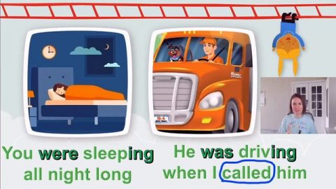 Past Continuous: прошедшее длительное время // English A1-A2