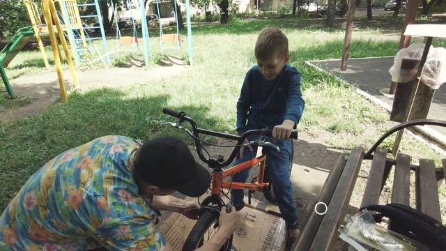 Распаковка сборка и испытание BMX Hiland