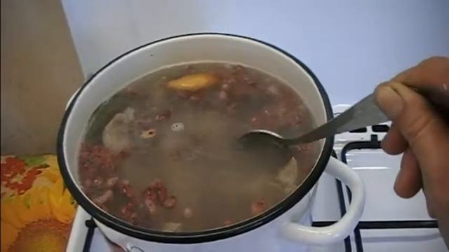 ФАСОЛЕВЫЙ СУП. Фасолевый СУП с рёбрышками.