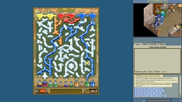 Yohoho! Puzzle Pirates (WEB) - Alchemistry Competition Session