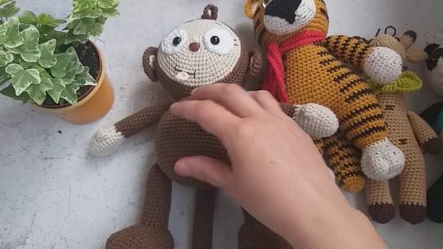 Готовые работы. Игрушки, связанные в марафоне.
