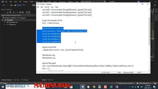 C: Make C Writes 100000 excel cells in 5 secondsusing Interop