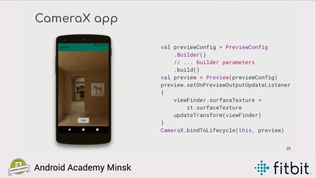 CameraX, Pavel Sliusar - Android Developer@Fitbit