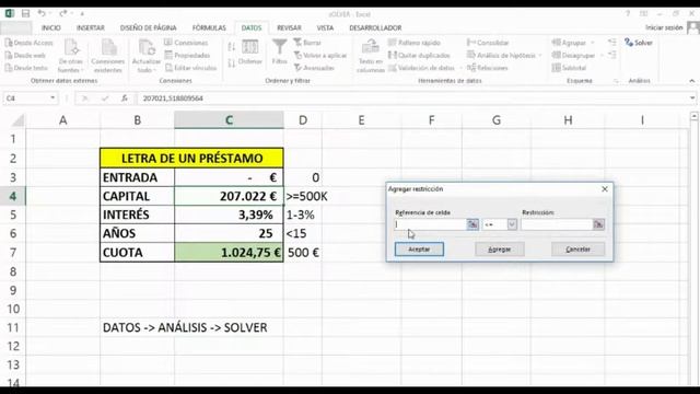 [ERRORES EN SOLVER] Cómo usar la herramienta SOLVER en Excel   Parte 2