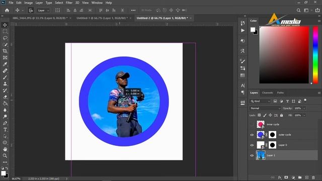 How To Create A Transparent Shape In Photoshop  (BEGINNER)