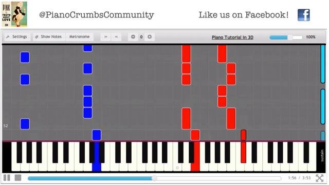 Pink - Try The Truth About Love Album - Piano Tutorial