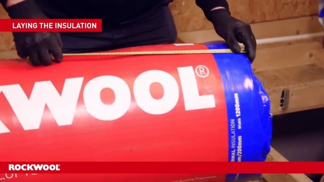 How To Install Loft insulation With ROCKWOOL Thermal Insulation Roll