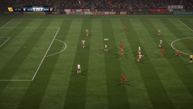 FIFA 18 Аяччо - Кевийи Руан Метрополь (11 тур чемпионата Франции Лига 2)