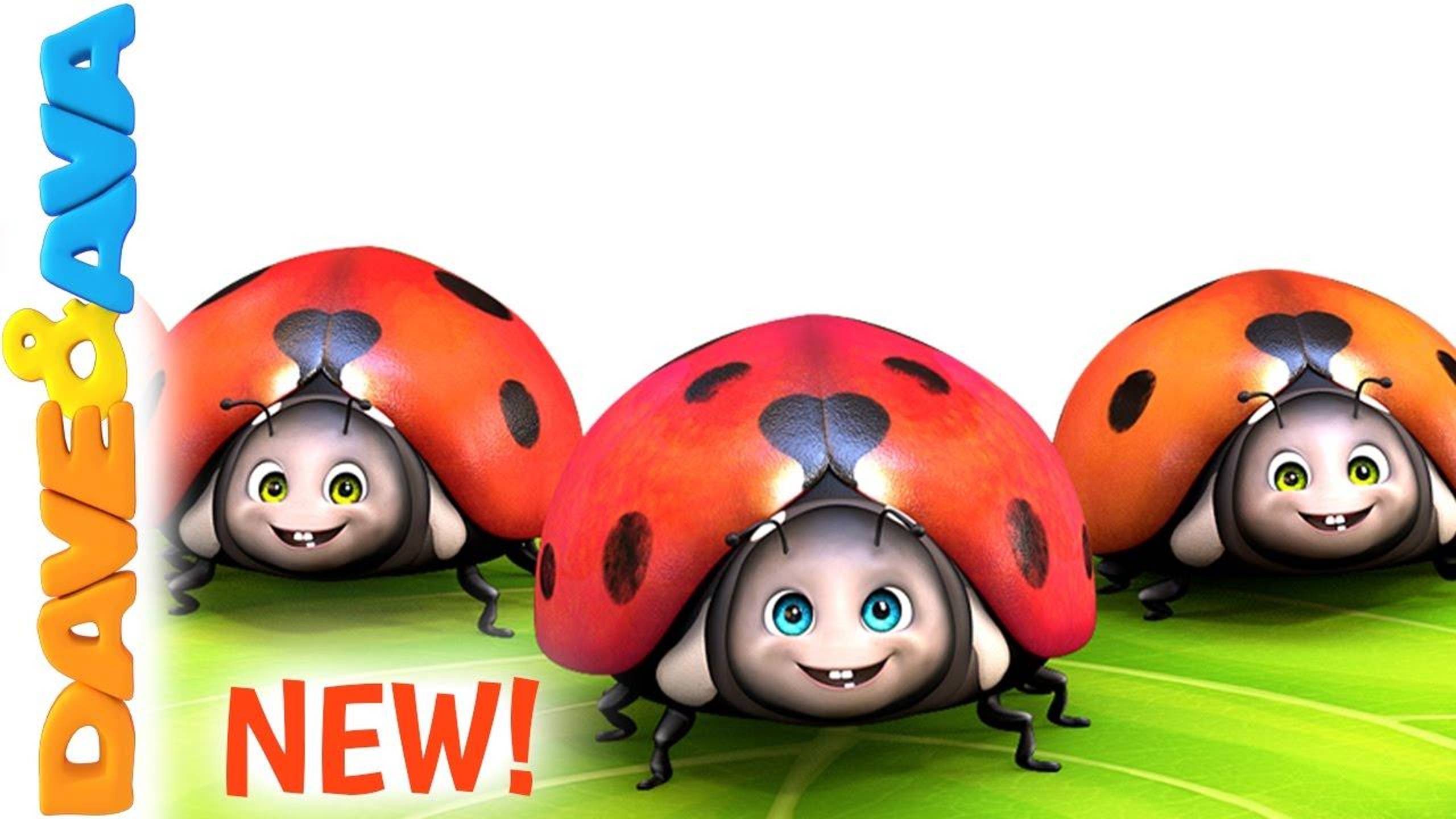 Дэйв и Эва | Dave and Ava | Five Little Ladybugs