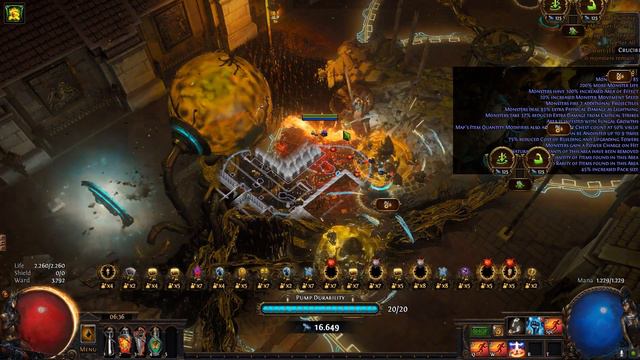 POE 3.20 Blight-ravaged(UBER) MAP 0 INVESTMENT/WITHOUT BUILD