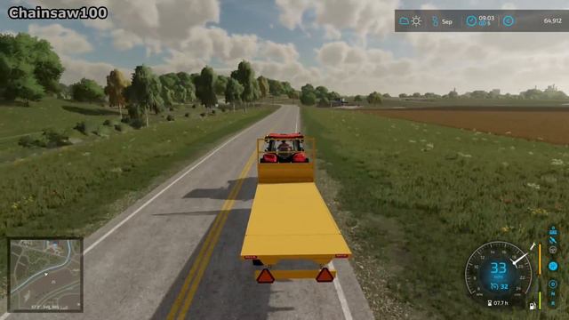 SELLING A FULL TRAILER LOAD OF CHEESE  - Farming Simulator 22 FS22 Elmcreek Ep 75