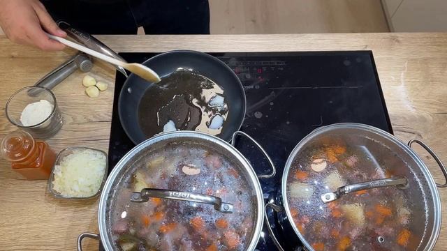 Fazuľová polievka s údeným mäsom / recept na hustú fazuľovicu | Bean soup with meat recipe