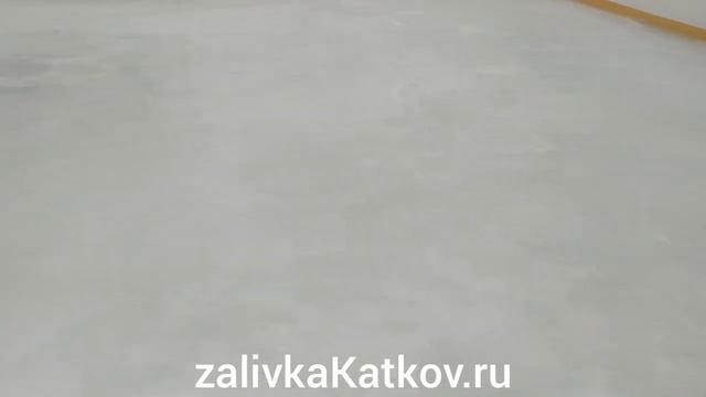 Ледовый каток после плюсовой температуры