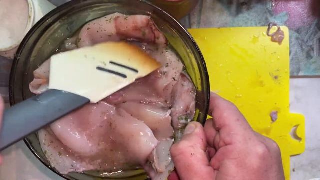 Кальмар на гриле