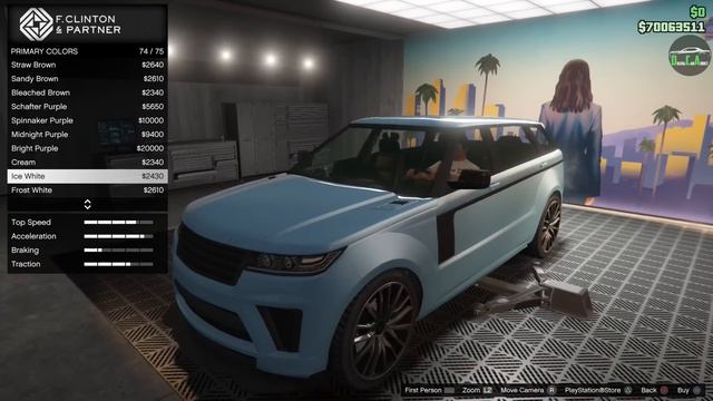 GTA 5 - DLC Vehicle Customization - FREE Gallivanter Baller ST (Range Rover SVR)