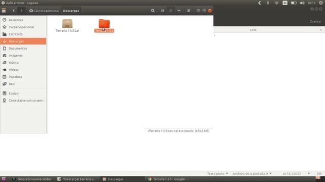 Desargar terraria en Ubuntu