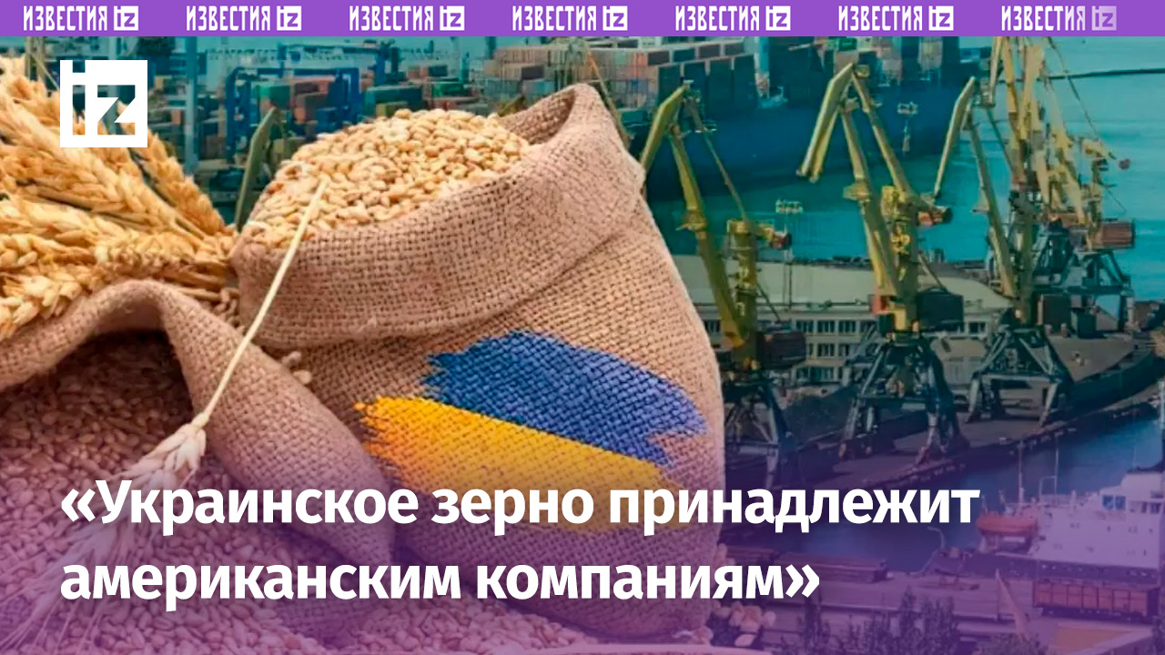 Украинское зерно принадлежит американским компаниям: платить за поставки вооружения нечем — эксперт