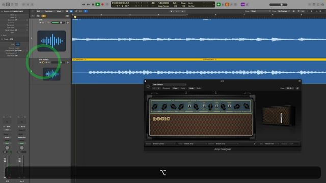 Запись вместе с эффектами в Logic Pro Logic Pro Help