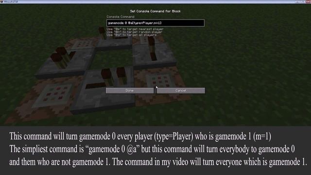 Minecraft Anti-gamemode 1 (no Plug-ins).