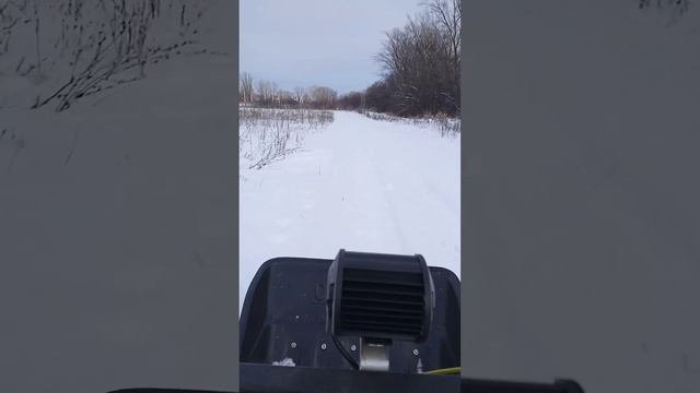 Прокатился в тёплую погоду на толкаче!