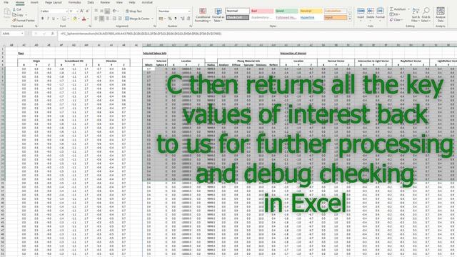 Raytracing in Excel - Improved!! (via a C XLL)