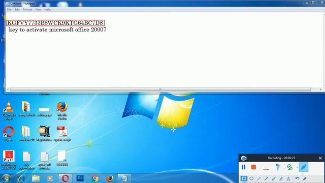 microsoft office 2007 key for activation
