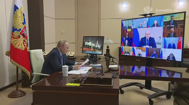 Владимир Путин. Совещание с членами Правительства 17 апреля 2024 года.