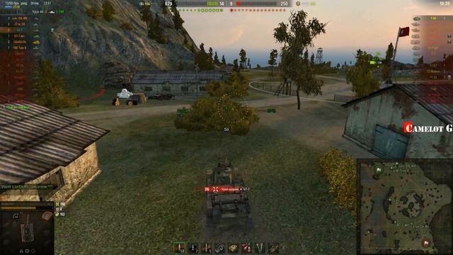Имбалансные читерские нагибаторские позиции WOT! Враг вас там не ждёт увидеть! Обзор гайд Camelot G