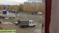 БТР в Нижневартовске в старом вартовске.