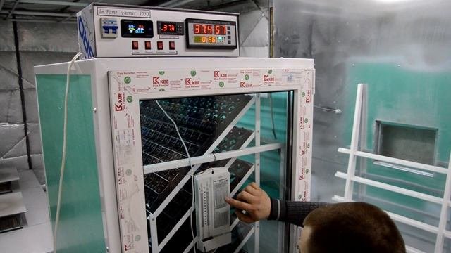 In.Fame. Универсальный автоматический инкубатор на 1050 яиц. Калибровка инкубатора. Вентиляторы.