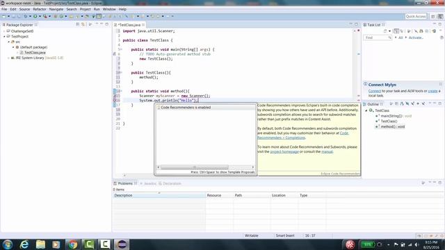 Java video 0.1: Eclipse and GitHub