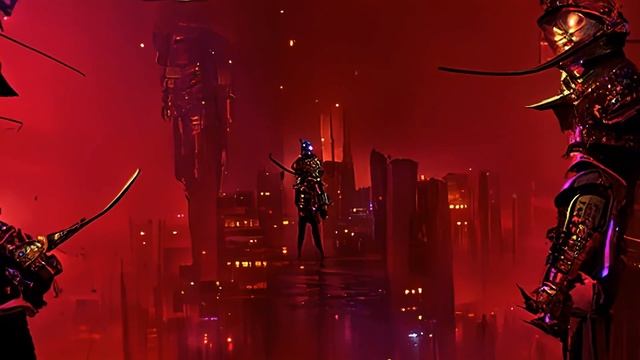 Artificial Nightmares: Katana Patrol || Clip Guided Diffusion AI Art Video [4K 20 FPS]