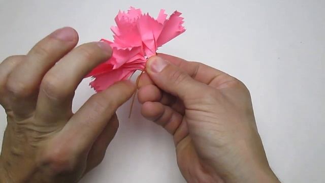 DIY Бумажные цветы  Гвоздики