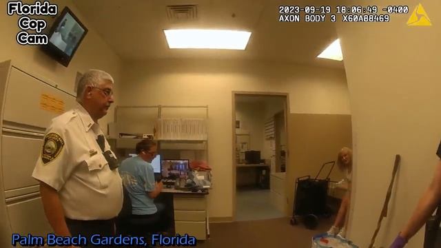 Granny Gets Busted For Grand Theft - Palm Beach Gardens, Florida - September 19, 2023
